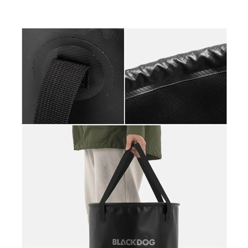 BLACKDOG Round Foldable Bucket 20L
