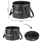 BLACKDOG Round Foldable Bucket 20L