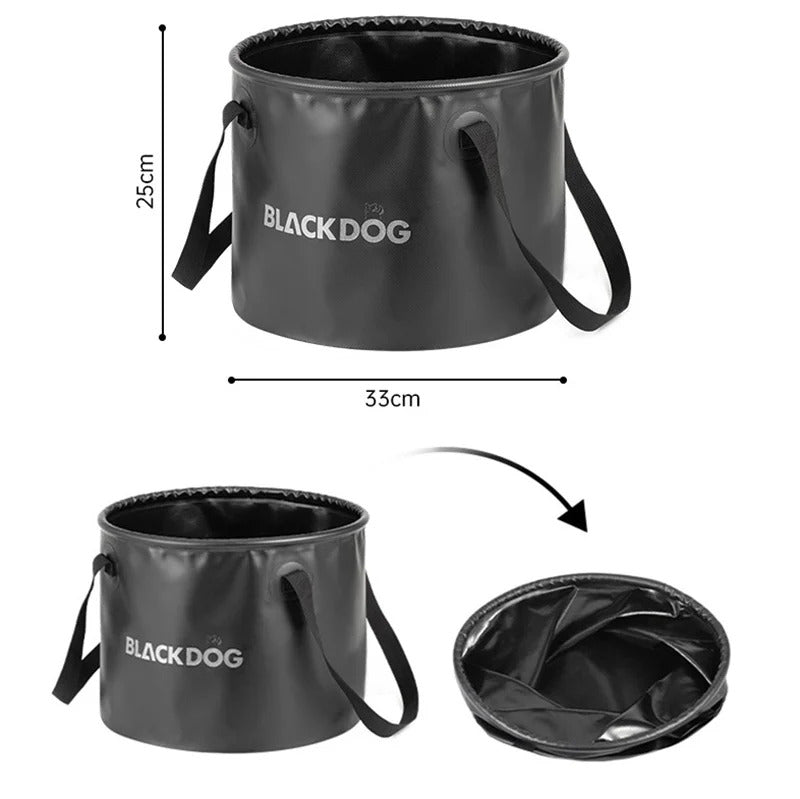 BLACKDOG Round Foldable Bucket 20L