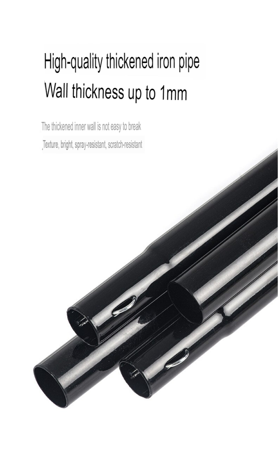 BLACKDOG 4-Section Canopy Pole 2.4 Meters