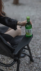 BLACKDOG Wide Seat Folding Chair