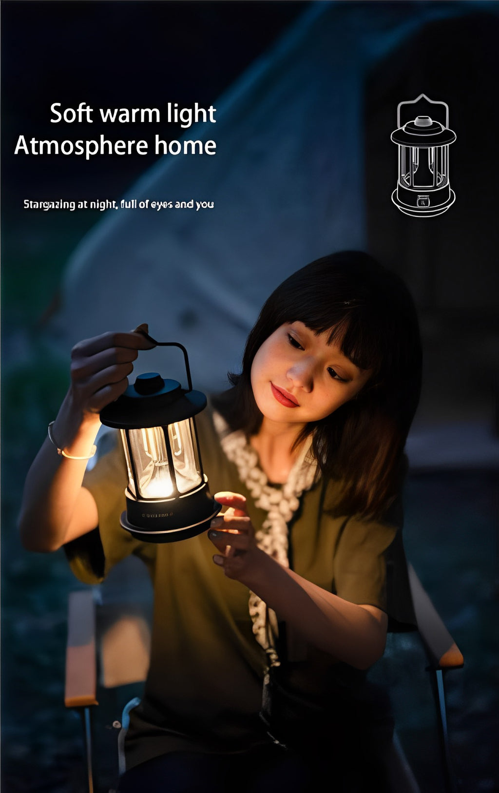 BLACKDOG Atmosphere Lamp Lantern
