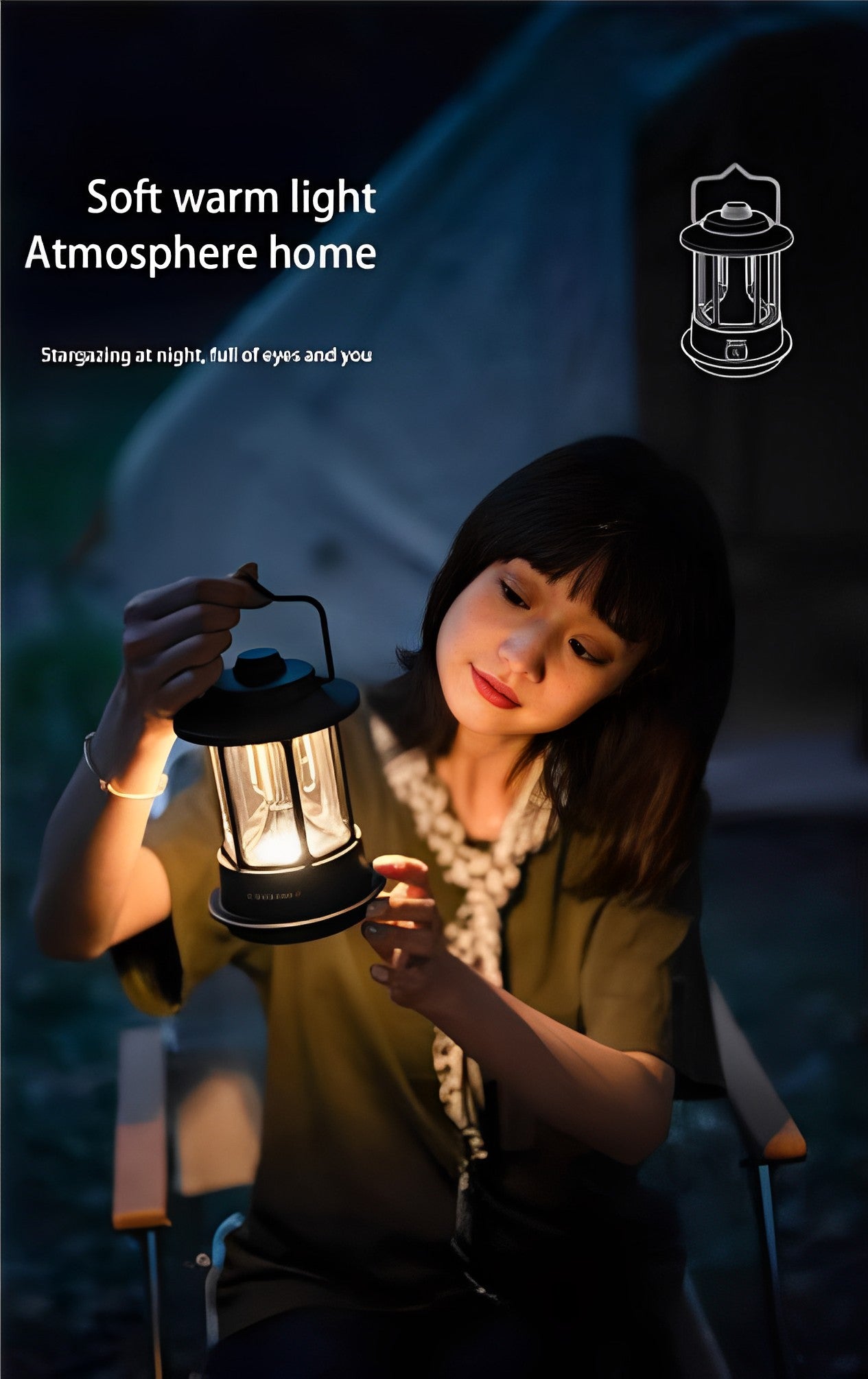 BLACKDOG Atmosphere Lamp Lantern