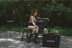 BLACKDOG Wide Seat Folding Chair