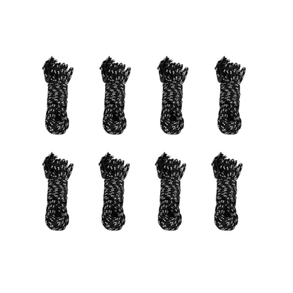 BLACKDOG Wind Rope Canopy 8pcs 4m