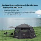 BLACKDOG Hexagonal Automatic Tent 6-8 people
