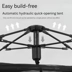 BLACKDOG Automatic Dome Tent Cabin 4 People