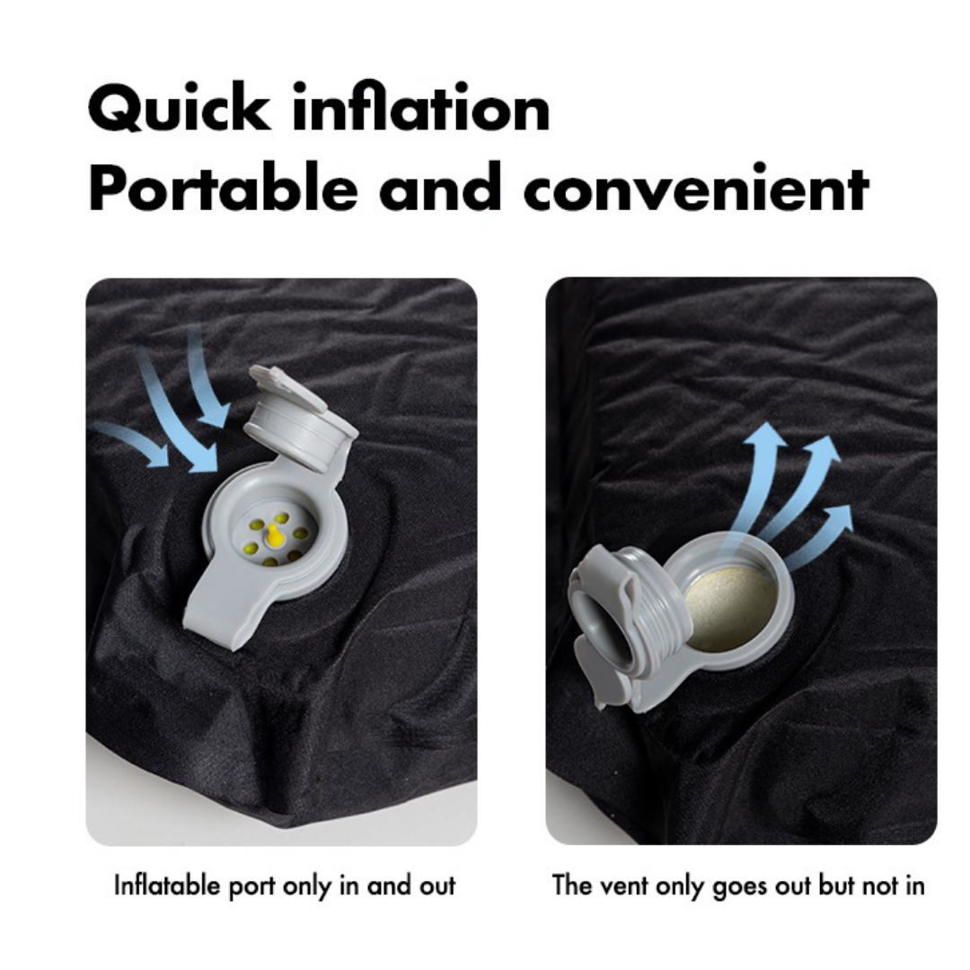 BLACKDOG Foam Automatic Inflatable Pillow