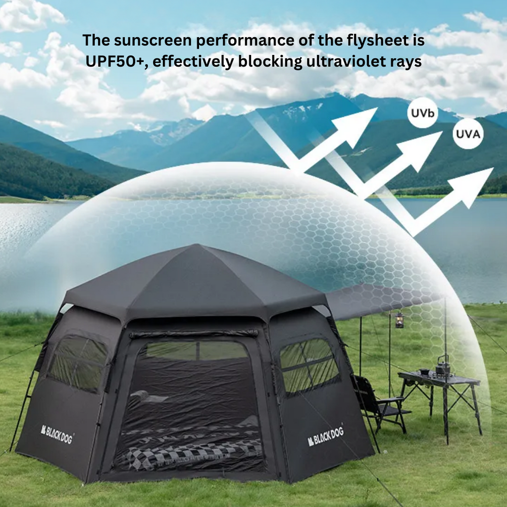 BLACKDOG Hexagonal Automatic Tent 6-8 people