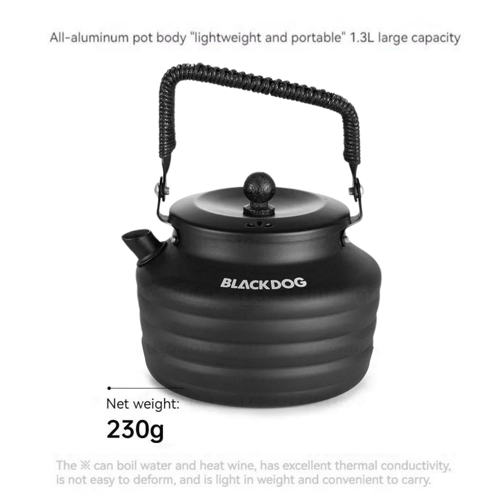 BLACKDOG Aluminum Alloy Tea Pot 1.3L
