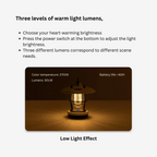 BLACKDOG Mini Retro Waterproof Lamp