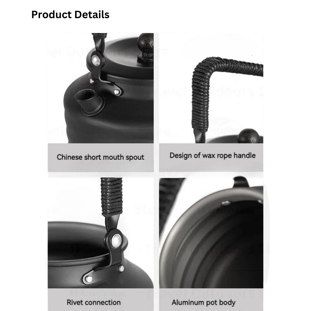 BLACKDOG Aluminum Alloy Tea Pot 1.3L