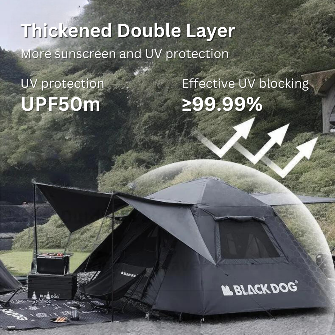 BLACKDOG Automatic Dome Tent Cabin 4 People