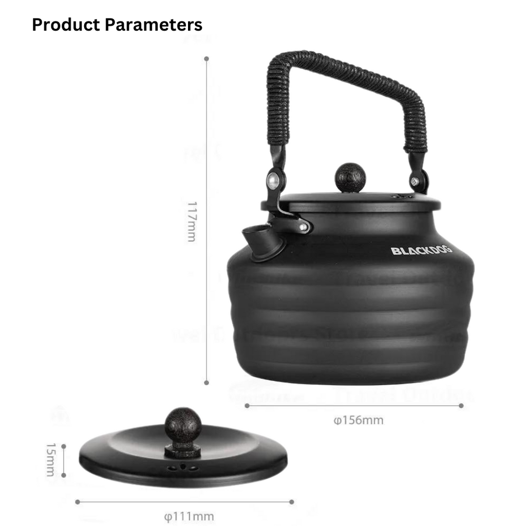 BLACKDOG Aluminum Alloy Tea Pot 1.3L