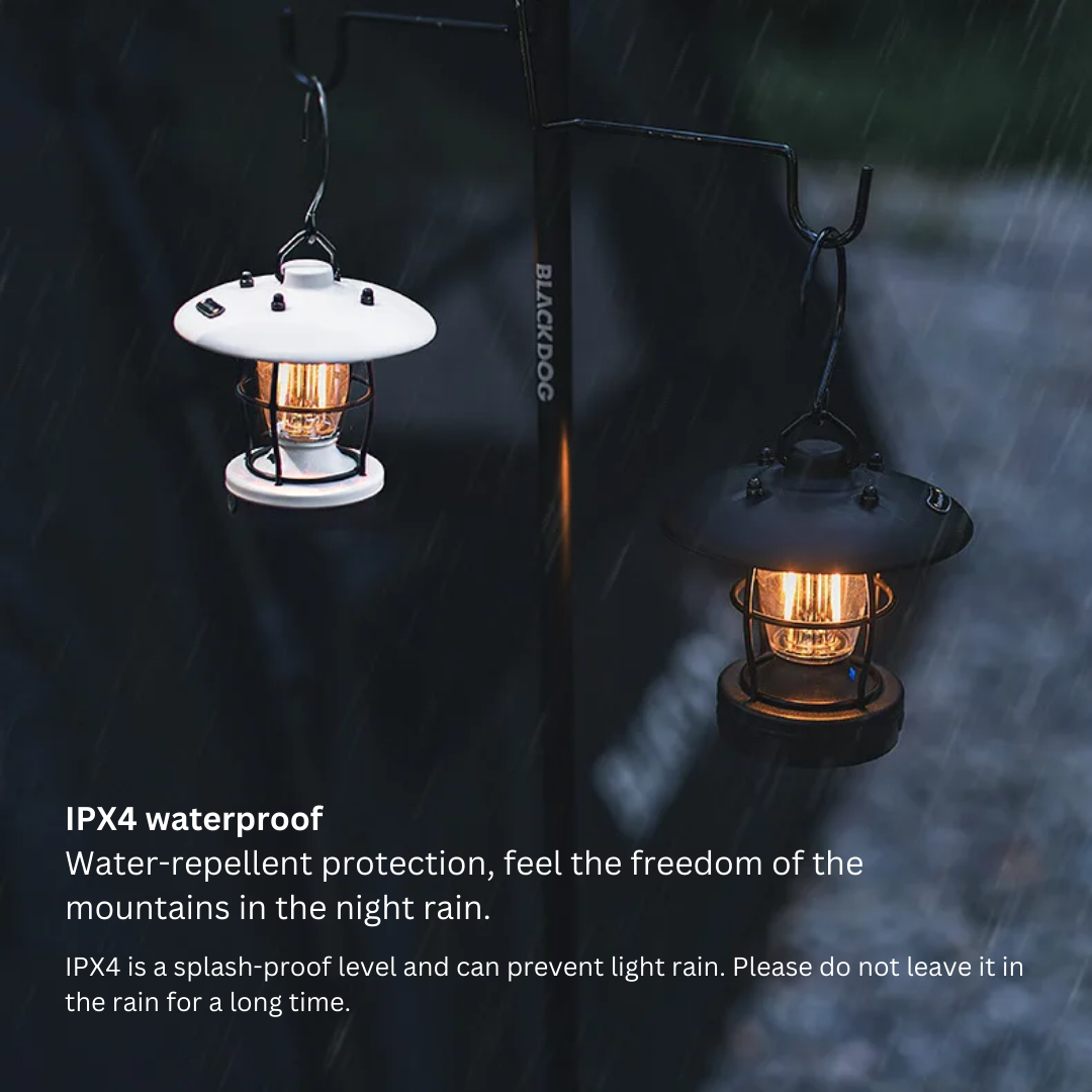 BLACKDOG Mini Retro Waterproof Lamp
