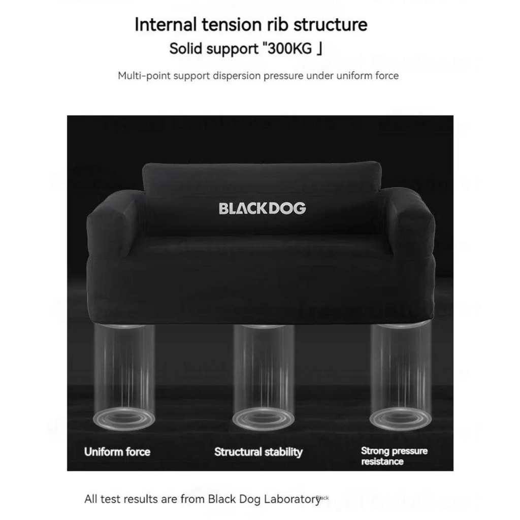 BLACKDOG Inflatable Sofa Built-In Inflator