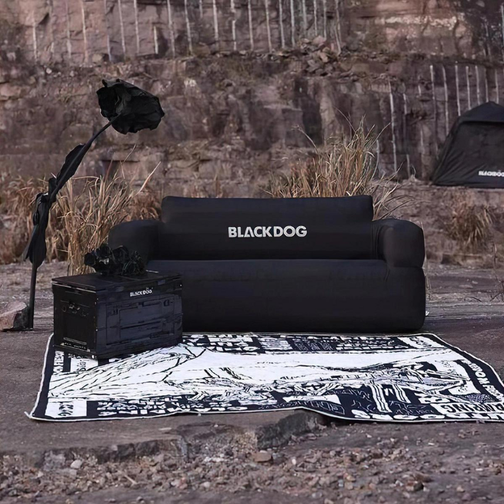 BLACKDOG Inflatable Sofa Built-In Inflator