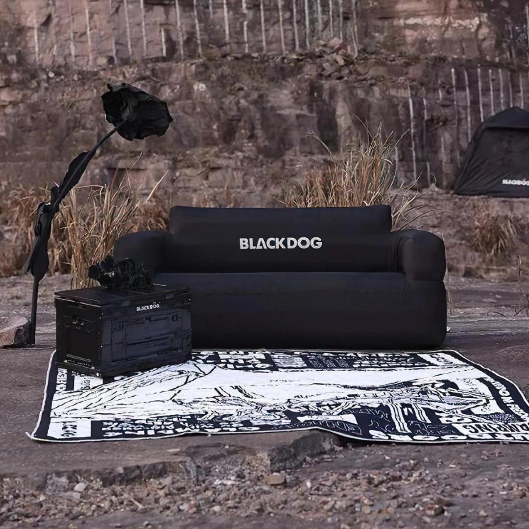 BLACKDOG Inflatable Sofa Built-In Inflator