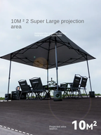 BLACKDOG Square Large Awning Canopy