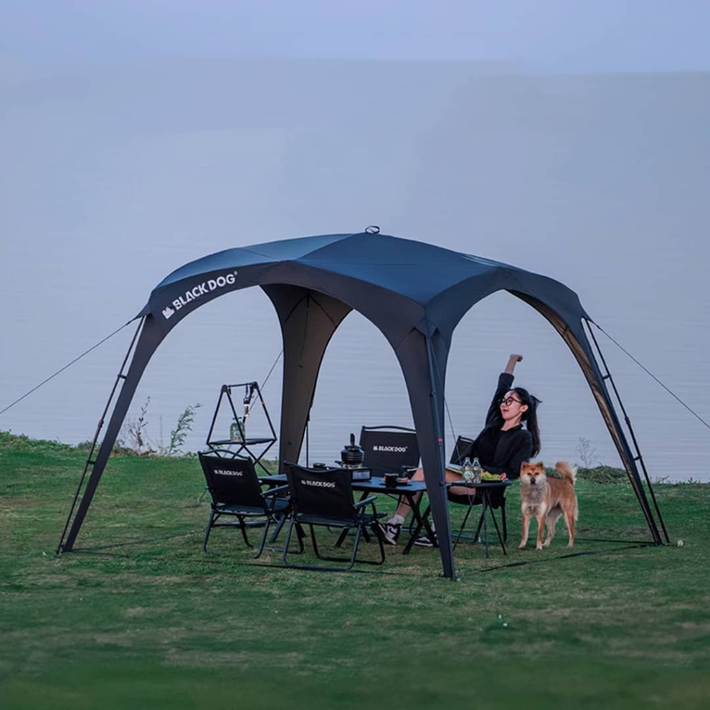 black dog zelt BLACKDOG Automatic Dome Quick Opening Canopy – TREES AND SUN OUTDOOR
