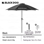 BLACKDOG Sunshade Umbrella V3 2024 Rainproof Canopy