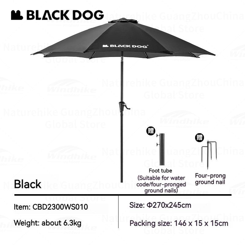 BLACKDOG Sunshade Umbrella V3 2024 Rainproof Canopy