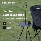 BLACKDOG Mini Portable Round Table Light Stand