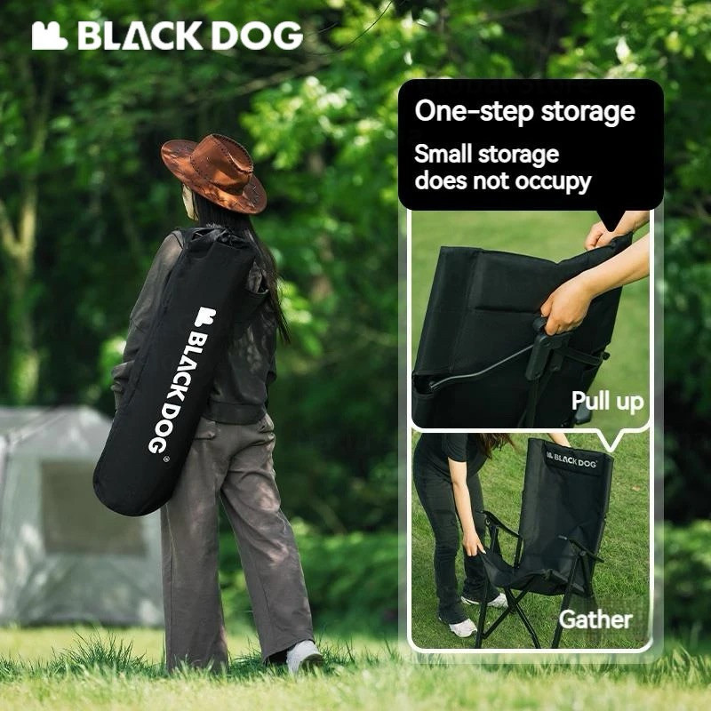 BLACKDOG High Back Folding Recliner Chair