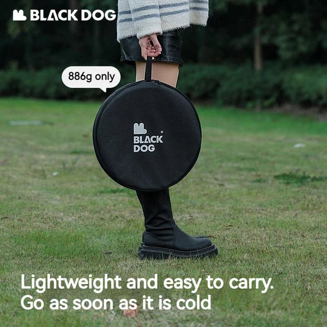 BLACKDOG Mini Portable Round Table Light Stand