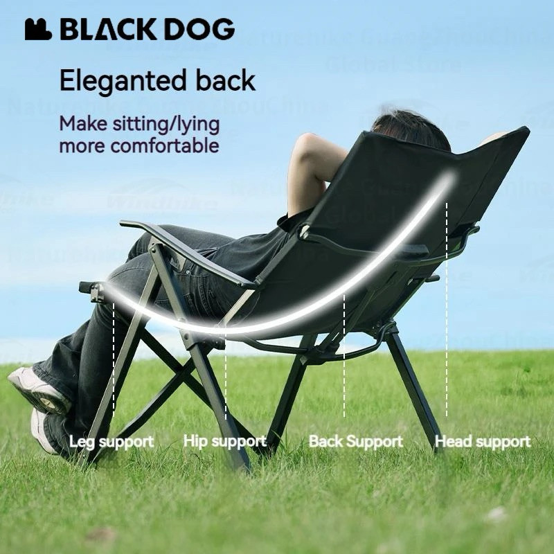 BLACKDOG High Back Folding Recliner Chair
