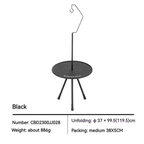 BLACKDOG Mini Portable Round Table Light Stand