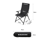 BLACKDOG High Back Folding Recliner Chair