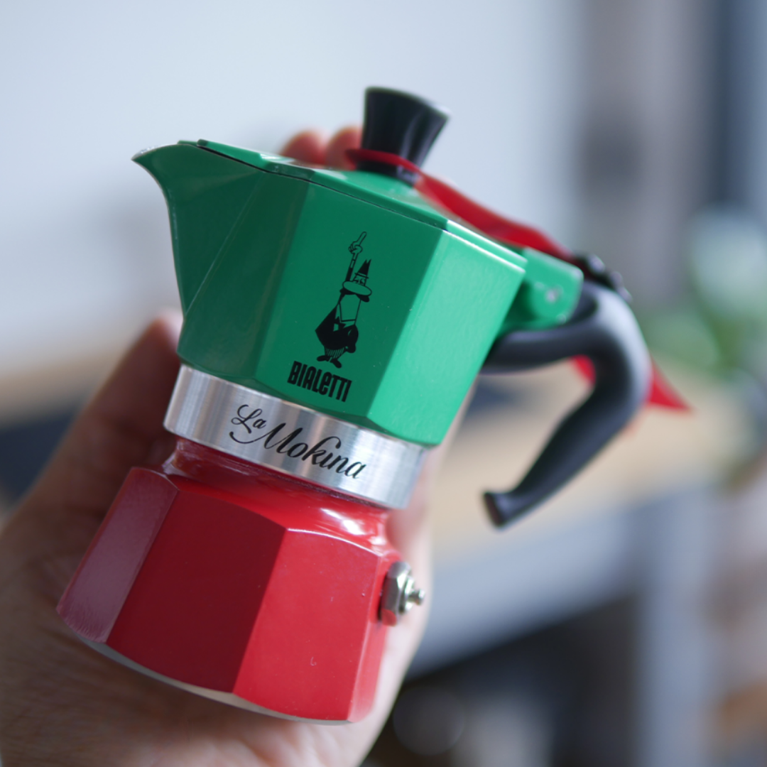 BIALETTI Mokina 1/2 Cup Mini Moka Express Coffee Maker