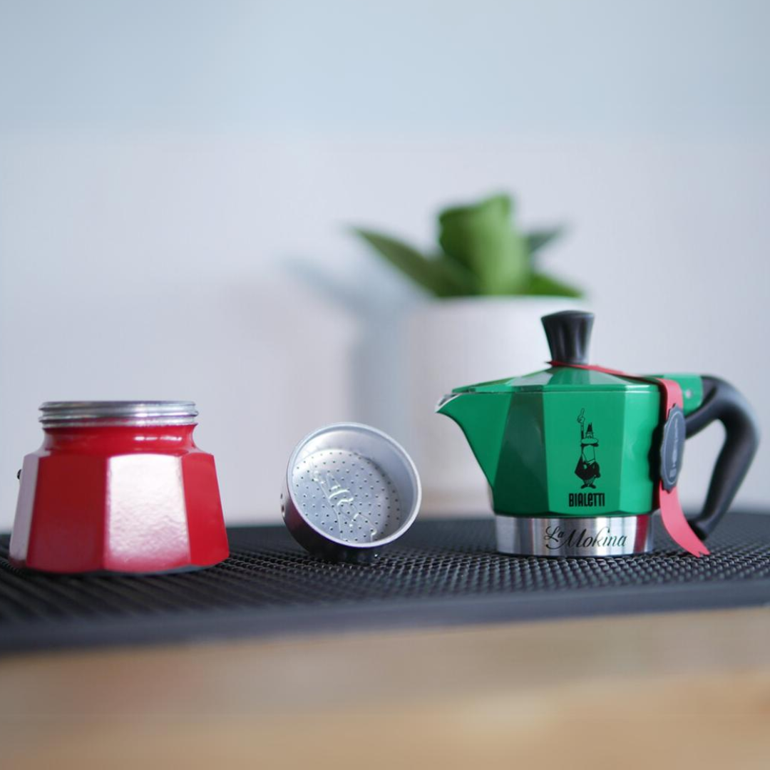 BIALETTI Mokina 1/2 Cup Mini Moka Express Coffee Maker