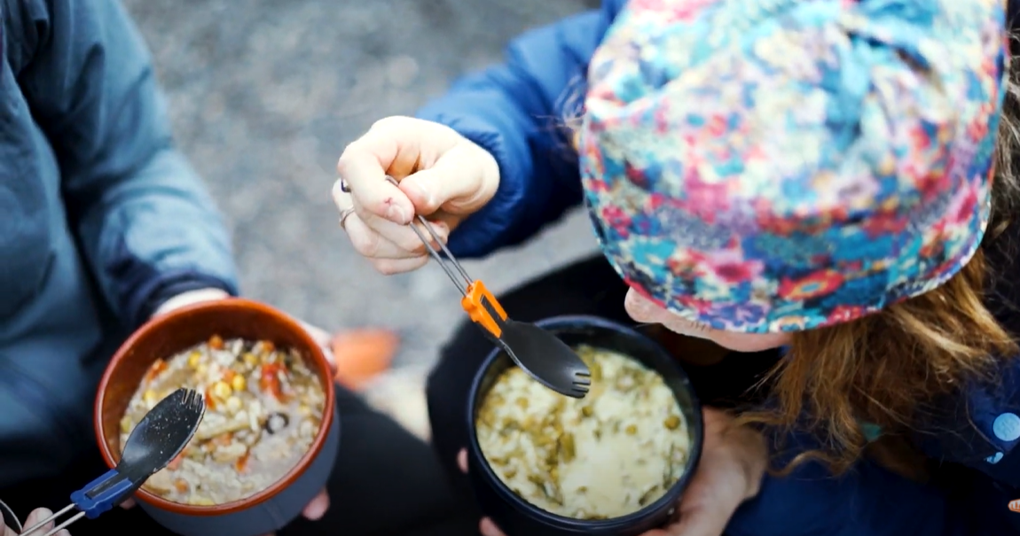 GSI Folding Utensil Fork Spoon Spork
