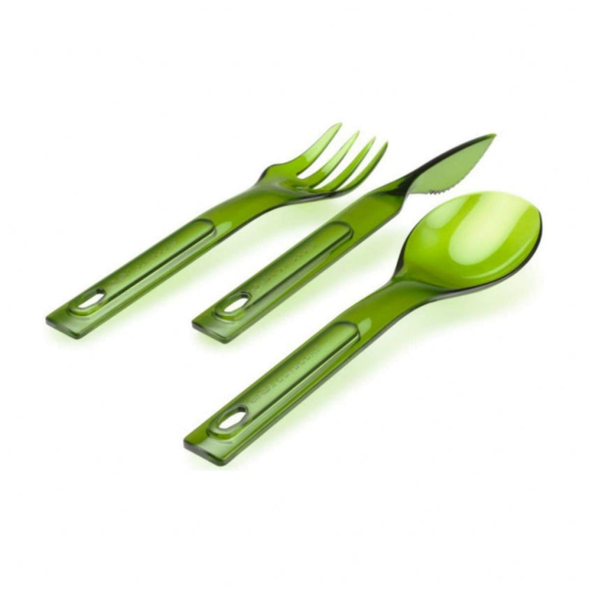 GSI Stacking Cutlery Set Spoon Fork Knife