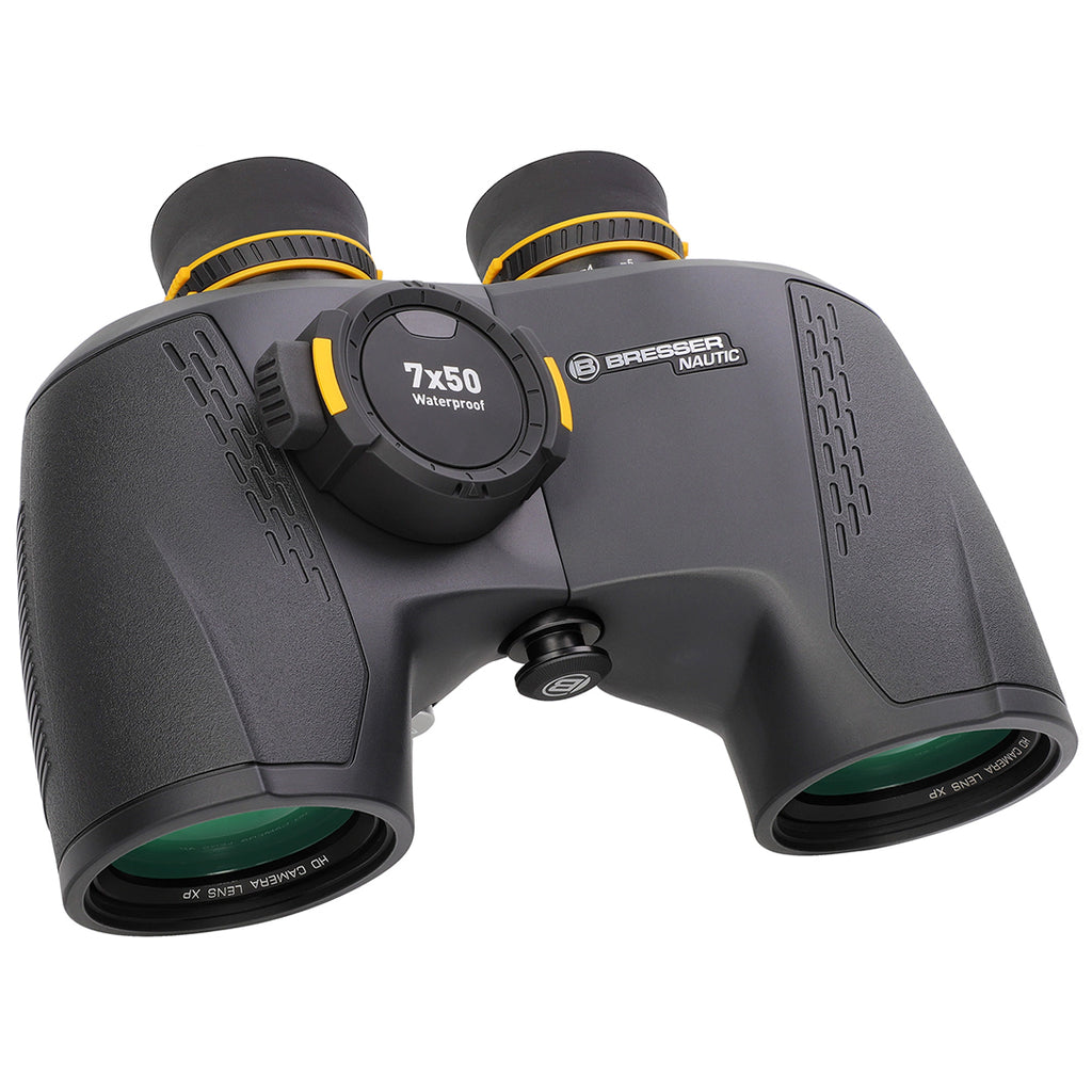 BRESSER Nautic 7x50 Gen. II Marine Binoculars Built-In Compass