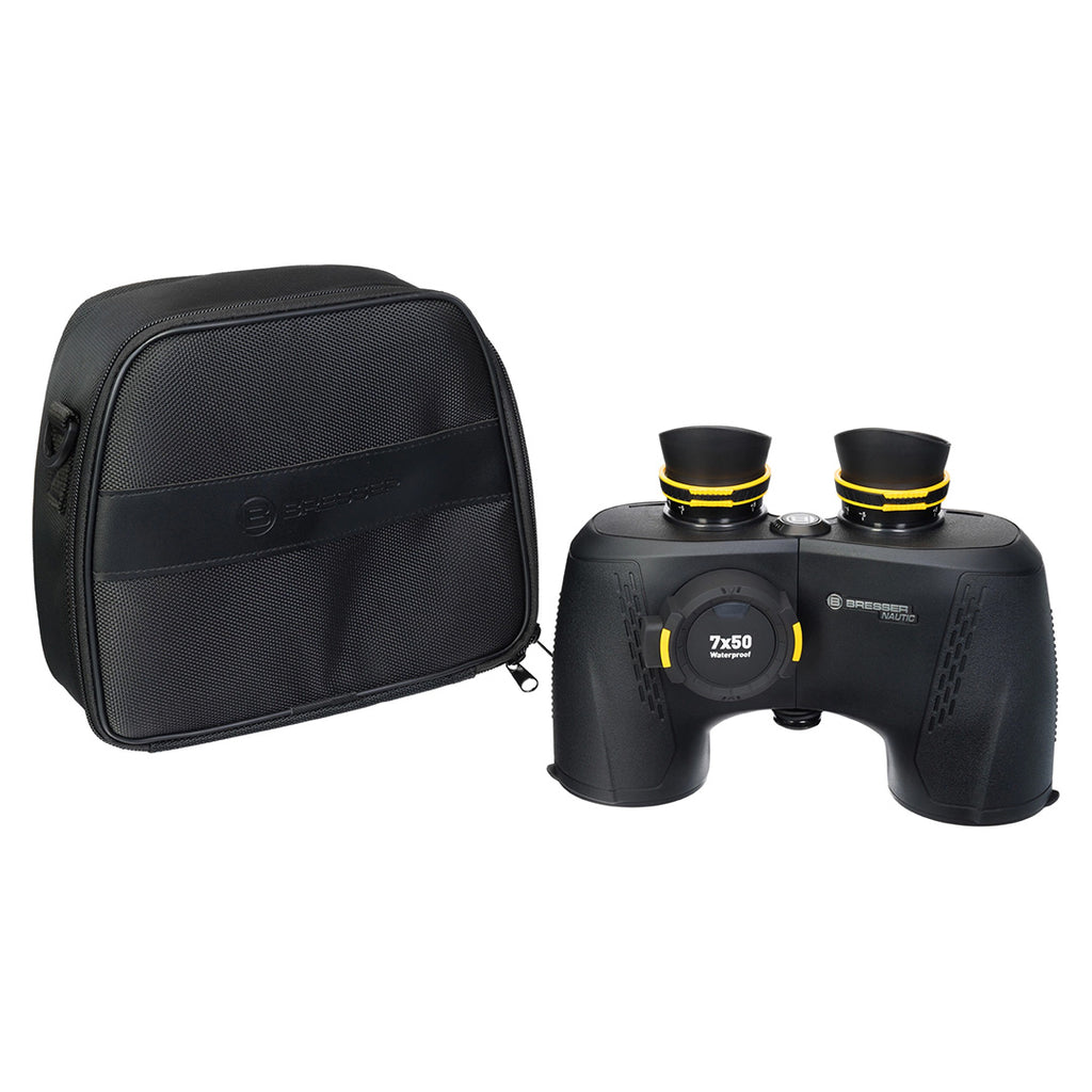 BRESSER Nautic 7x50 Gen. II Marine Binoculars Built-In Compass
