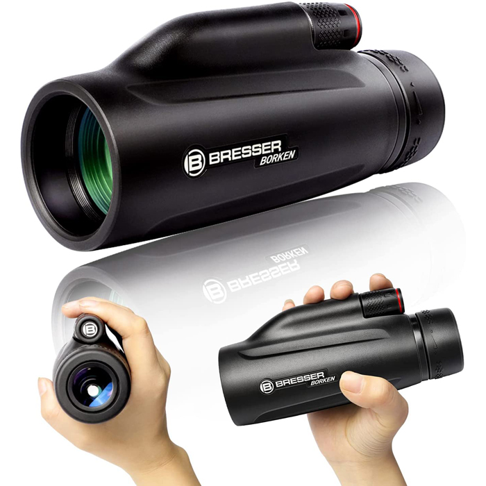 BRESSER Borken 10x42 HD Compact Outdoor Monoculars