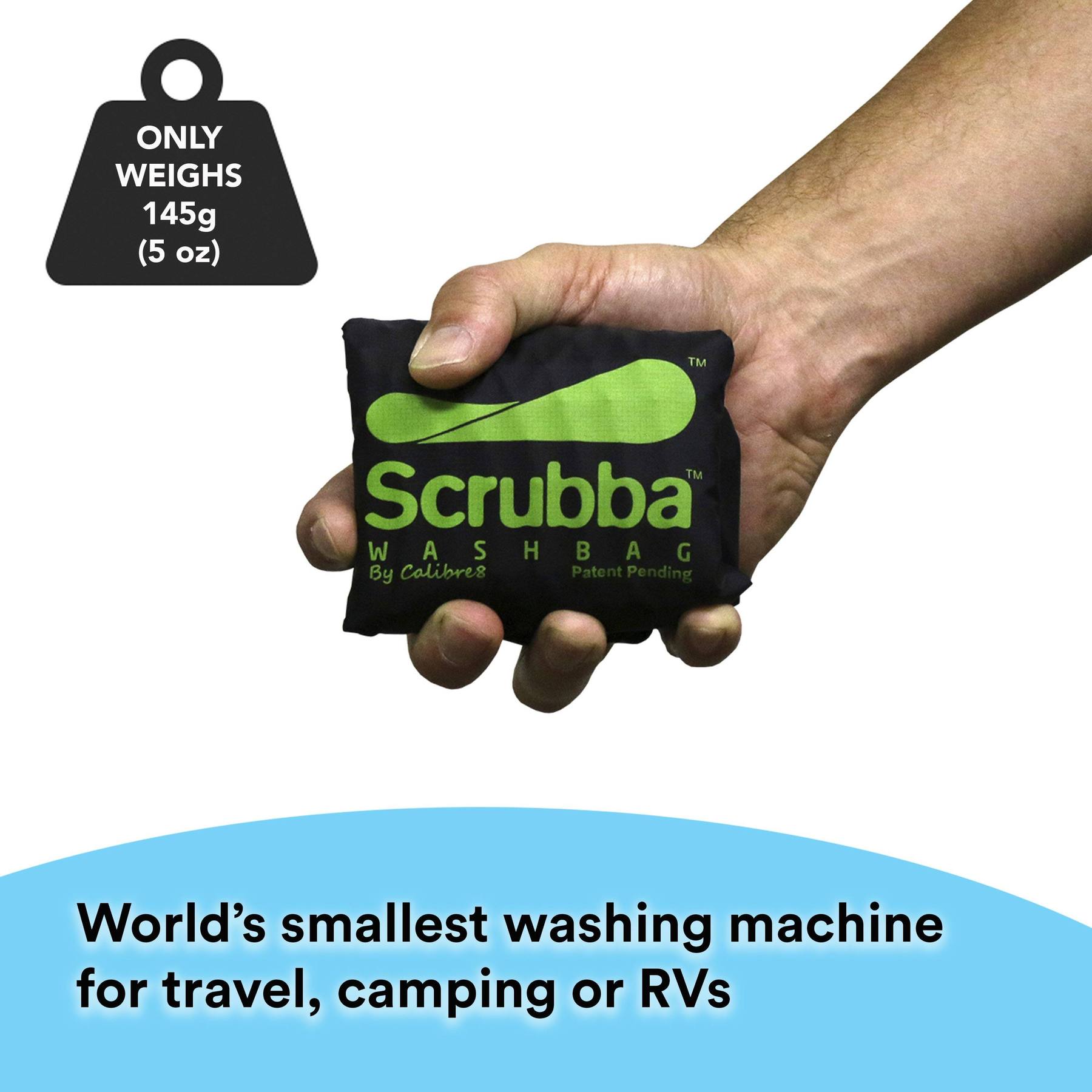 SCRUBBA Wash Bag – Portable Travel Washing Machine