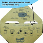 SCRUBBA Wash Bag – Portable Travel Washing Machine