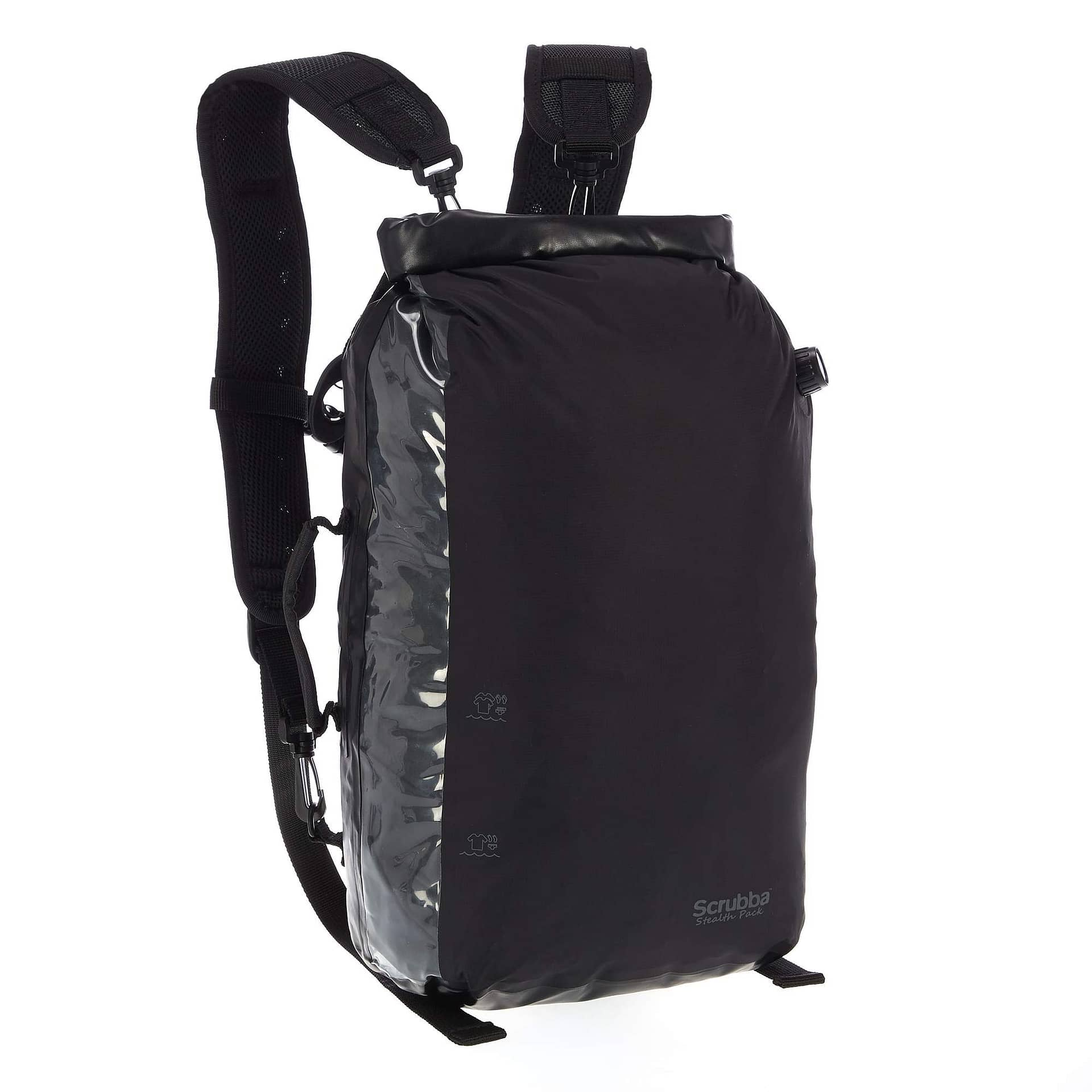 SCRUBBA Stealth Pack 20L – 4-in-1 Portable Backpack, Washer & Shower