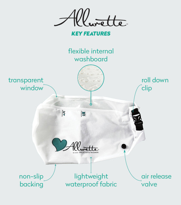 SCRUBBA Allurette Washer – Portable Hand Wash Bag