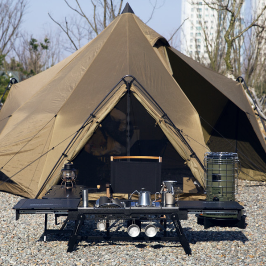 ON-U LIFE Sliding Wood Folding Table