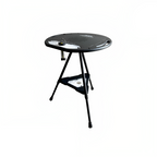ON-U LIFE Side Round Wood Table 2 Tier Shelf