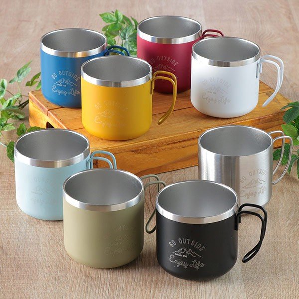 CAPTAIN STAG Monte Double Wall Vacuum Stainless Mug