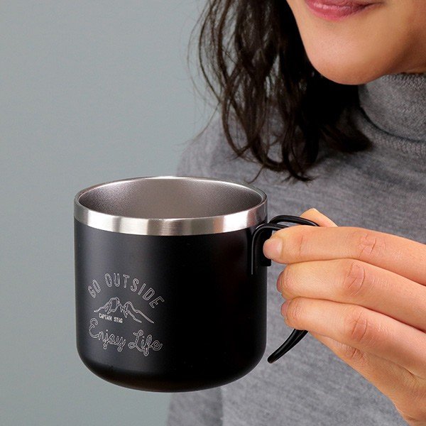 CAPTAIN STAG Monte Double Wall Vacuum Stainless Mug