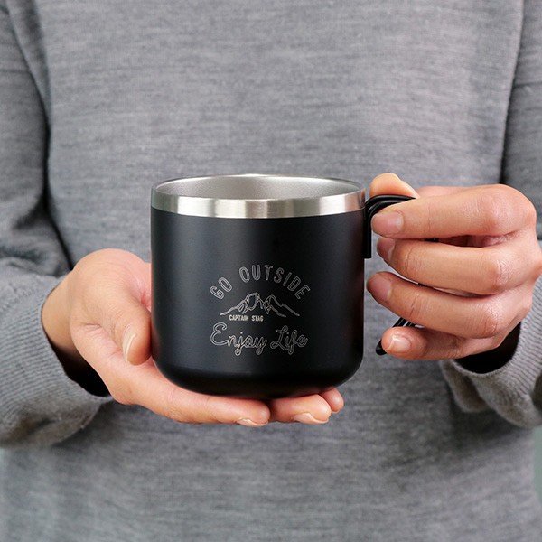 CAPTAIN STAG Monte Double Wall Vacuum Stainless Mug