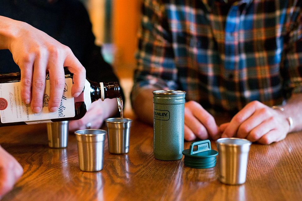 STANLEY Adventure Shot Glass & Flask Set