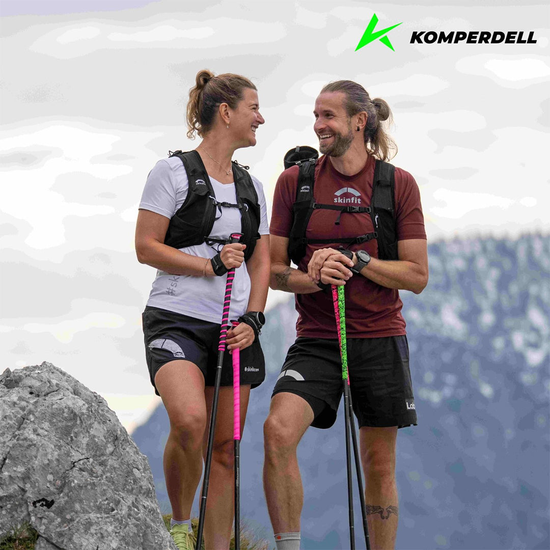 KOMPERDELL Carbon FXP Ultra The Erlkönig Green Lightweight Trekking Pole